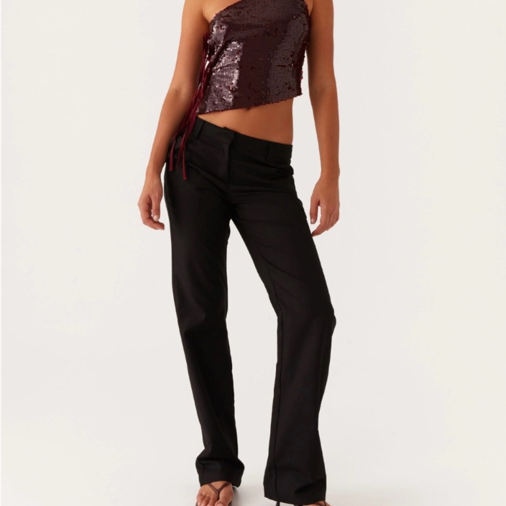 Peppermayo Britley Fitted Trouser - Black